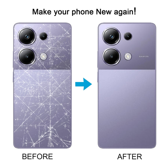 For Xiaomi Poco M6 Pro 4G Original Battery Back Cover(Purple)