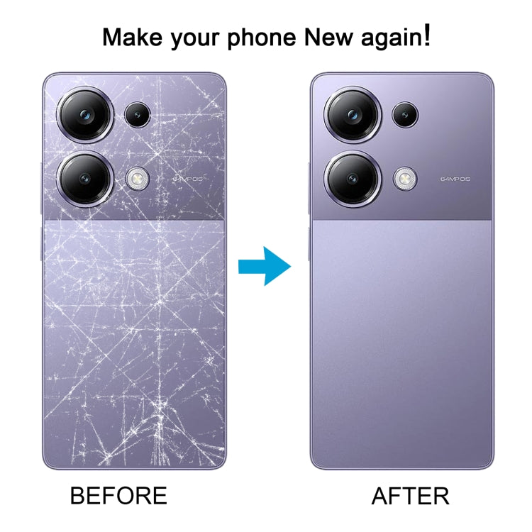 For Xiaomi Poco M6 Pro 4G Original Battery Back Cover(Purple)