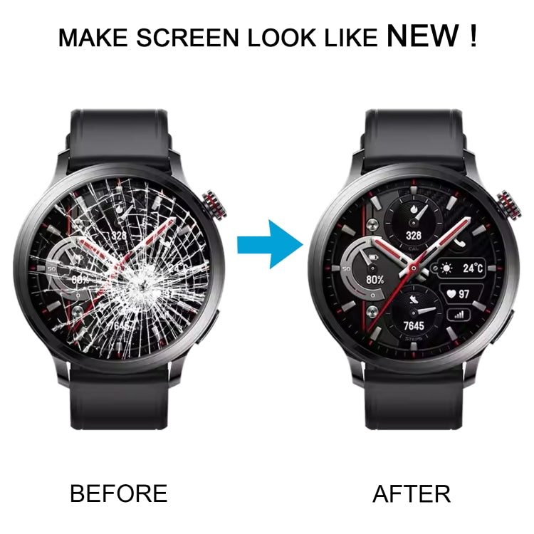 For Honor Watch 4 Pro Original LCD Screen and Digitizer Full Assembly With Frame (Silver)
