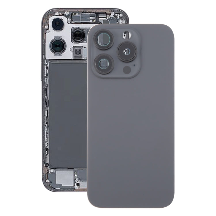 For iPhone 16 Pro Original Glass Battery Back Cover with Camera Lens Cover + MagSafe Magnet(Black) - free shipping - PMC Jewellery - Order now!