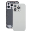 For iPhone 16 Pro Original Glass Battery Back Cover with Camera Lens Cover + MagSafe Magnet(Silver) -  by PMC Jewellery | Online Shopping South Africa | PMC Jewellery | Buy Now Pay Later Mobicred