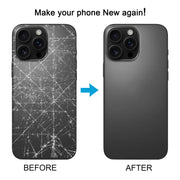 For iPhone 16 Pro Original Glass Battery Back Cover with Camera Lens Cover + MagSafe Magnet(White)