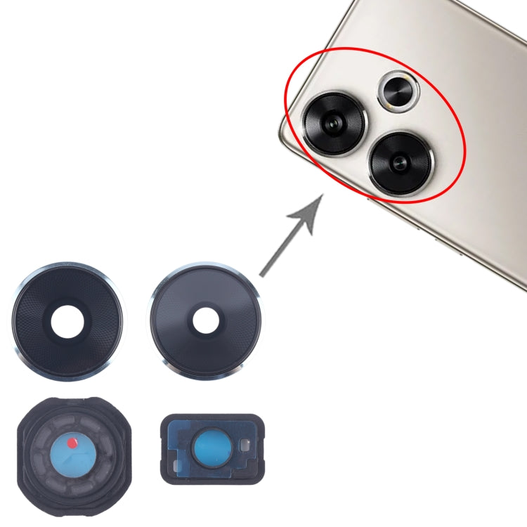 For Xiaomi Poco F6 Camera Lens Cover (Green)