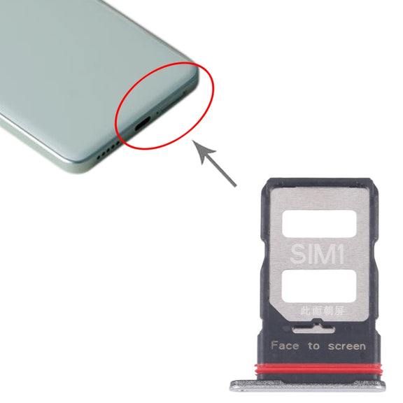For Xiaomi Redmi K70E Original SIM Card Tray + SIM Card Tray (Silver)