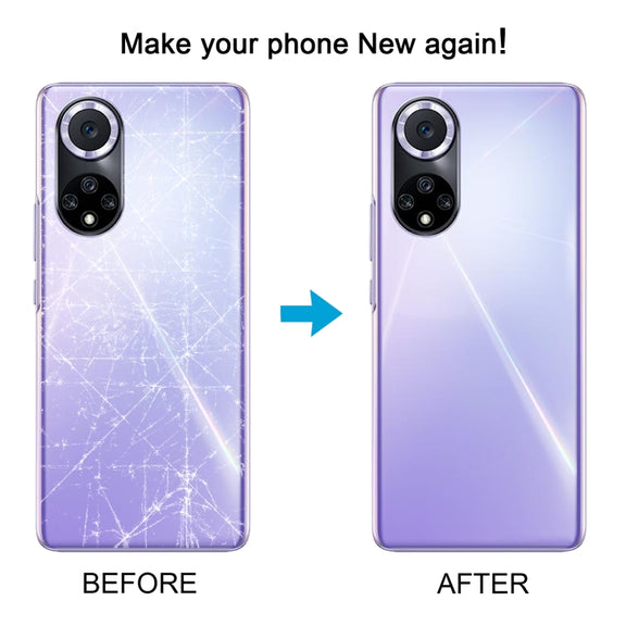 For Huawei Nova 9 Battery Back Cover with Camera Lens(Purple)