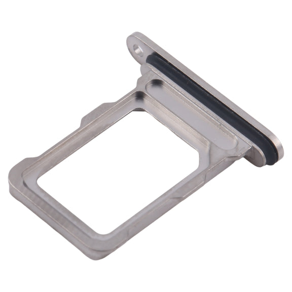 For iPhone 16 Pro SIM + SIM Card Tray (Titanium Color)