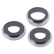 For iPhone 16 Pro 3pcs/Set Camera Lens Cover (Silver)