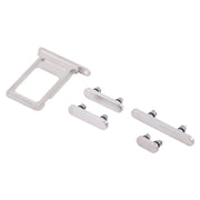 For iPhone 16 Pro Max Original SIM Card Tray + SIM Card Tray + Side Keys (White)