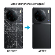 For vivo X90 Battery Back Cover with Camera Lens Cover(Black)