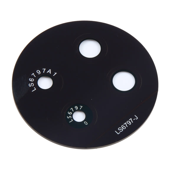 For Realme 13 Pro+ 10pcs Original Back Camera Lens (Black)