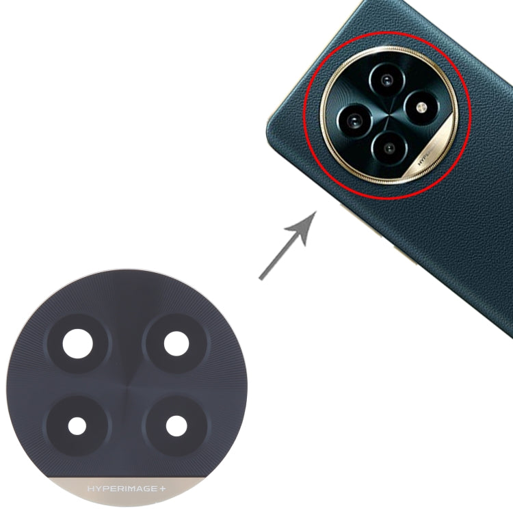 For Realme 13 Pro 10pcs Original Back Camera Lens (Black) - Camera Series by PMC TechLife | Online Shopping South Africa | PMC TechLife | Buy Now Pay Later Mobicred