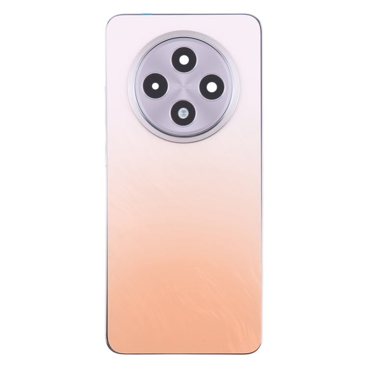 For OPPO Reno12 F Original Battery Back Cover with Middle Frame(Orange)
