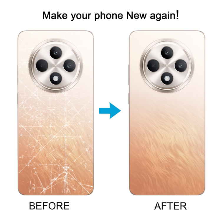 For OPPO Reno12 F Original Battery Back Cover with Middle Frame(Orange) - Back Cover by PMC TechLife | Online Shopping South Africa | PMC TechLife | Buy Now Pay Later Mobicred