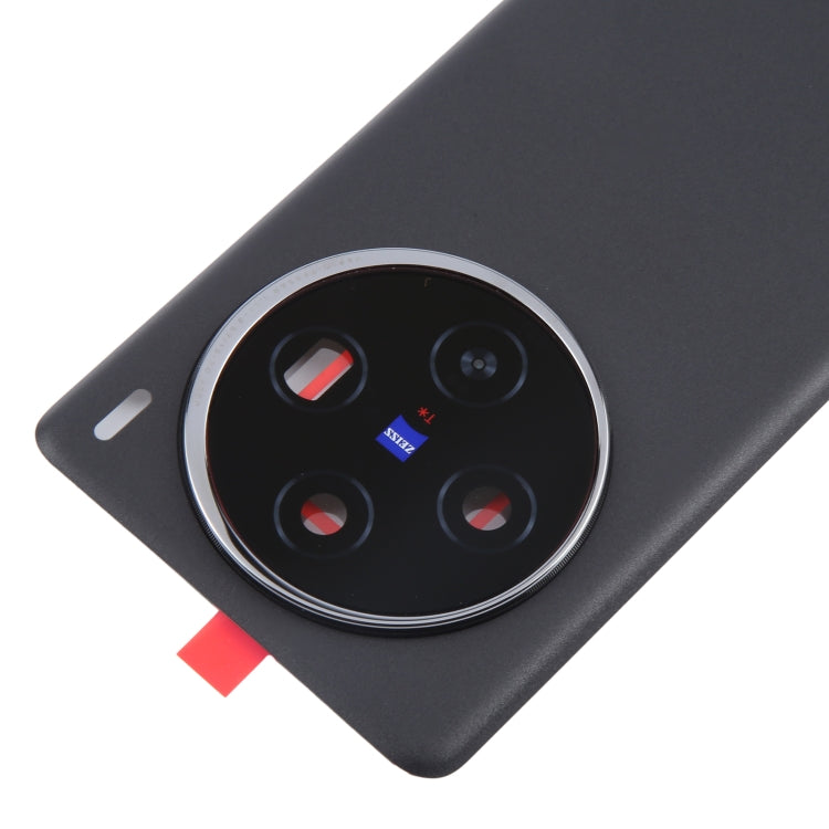 For vivo X100 Battery Back Cover with Camera Lens Cover(Black) - Back Cover by PMC TechLife | Online Shopping South Africa | PMC TechLife | Buy Now Pay Later Mobicred