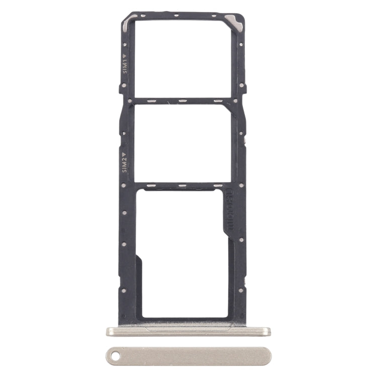 For Samsung Galaxy A06 SM-A065F Original SIM Card Tray + SIM Card Tray + Micro SD Card Tray (Gold) - free shipping - PMc TechLife - Order now!