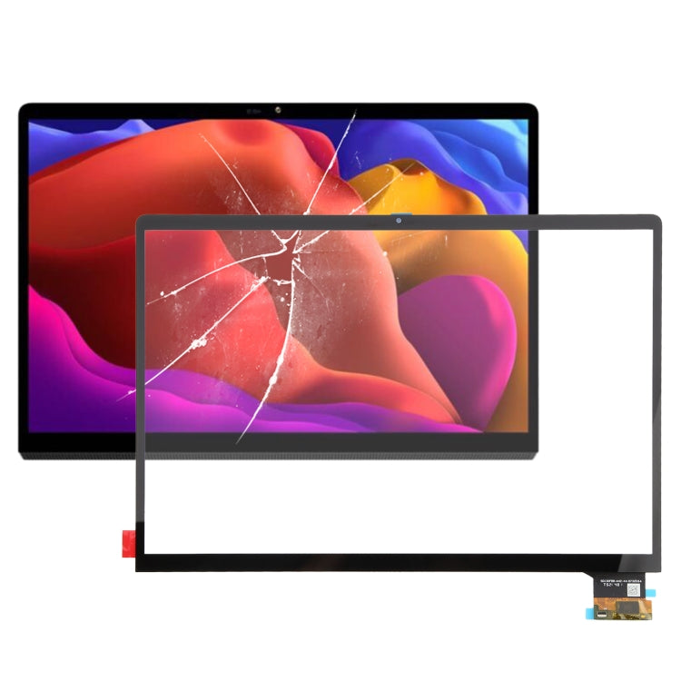 For Lenovo Yoga Pad Pro 2021 / Yoga Tab 13 YT-K606F YT-K606M YT-K606 Touch Panel (Black) - Outer Glass Lens by PMC TechLife | Online Shopping South Africa | PMC TechLife | Buy Now Pay Later Mobicred