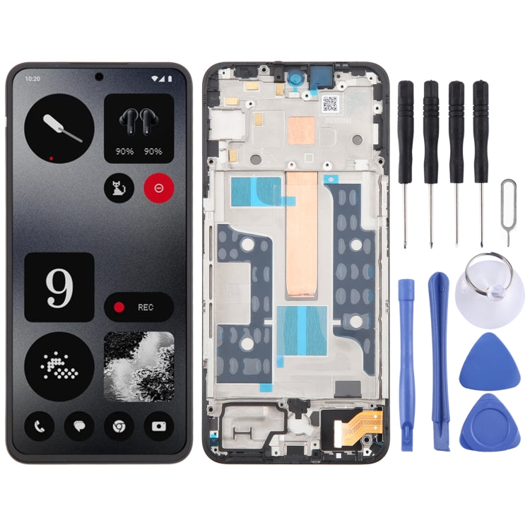 For Nothing CMF Phone 1 Original OLED LCD Screen Digitizer Full Assembly with Frame (Black) - For Nothing by PMC TechLife | Online Shopping South Africa | PMC TechLife | Buy Now Pay Later Mobicred