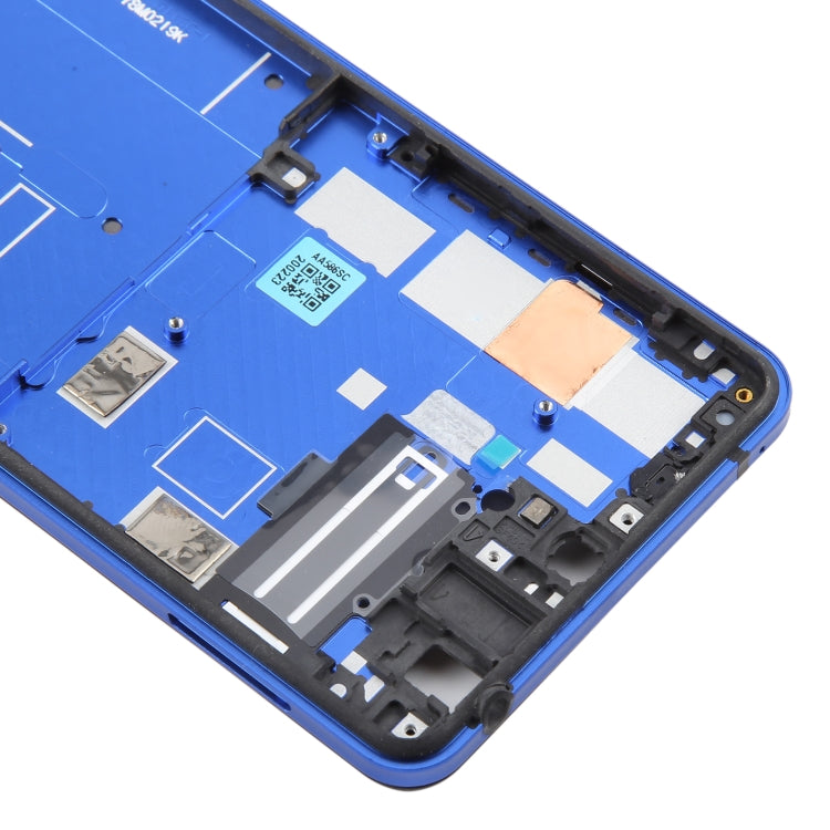 For Sharp Aquos R5G Original Middle Frame Bezel Plate (Blue) - For Sharp by PMC TechLife | Online Shopping South Africa | PMC TechLife | Buy Now Pay Later Mobicred