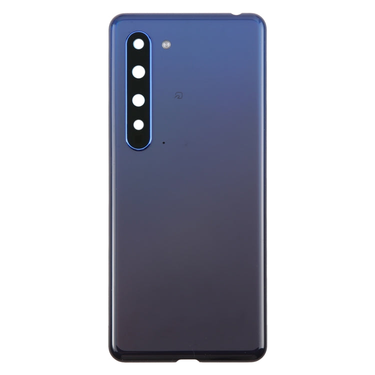For Sharp Aquos R5G Original Battery Back Cover(Blue) - For Sharp by PMC TechLife | Online Shopping South Africa | PMC TechLife | Buy Now Pay Later Mobicred
