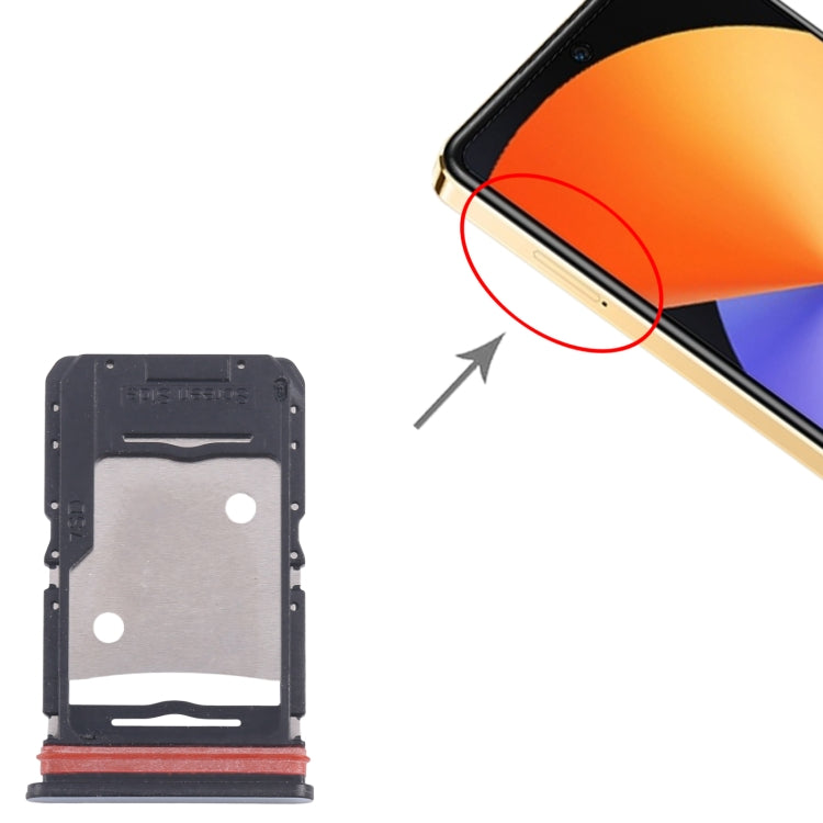 For Infinix Note 30 5G X6711 5pcs SIM Card Tray + SIM Card Tray + Micro SD Card Tray (Blue) - Card Tray by PMc TechLife | Online Shopping South Africa | PMc TechLife | Buy Now Pay Later Mobicred