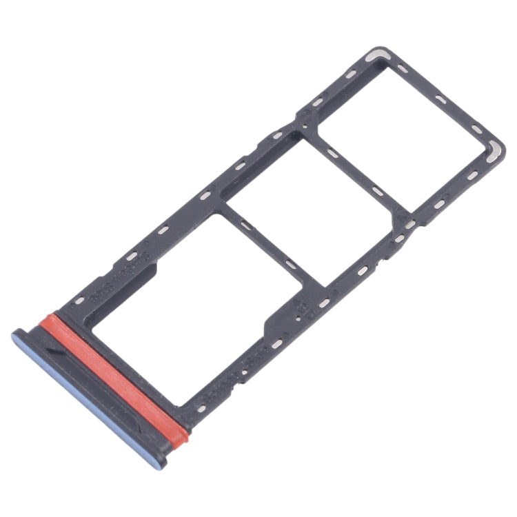 For Infinix Hot 40i X6528B 5pcs SIM Card Tray + SIM Card Tray + Micro SD Card Tray (Blue) - Card Tray by PMc TechLife | Online Shopping South Africa | PMc TechLife | Buy Now Pay Later Mobicred
