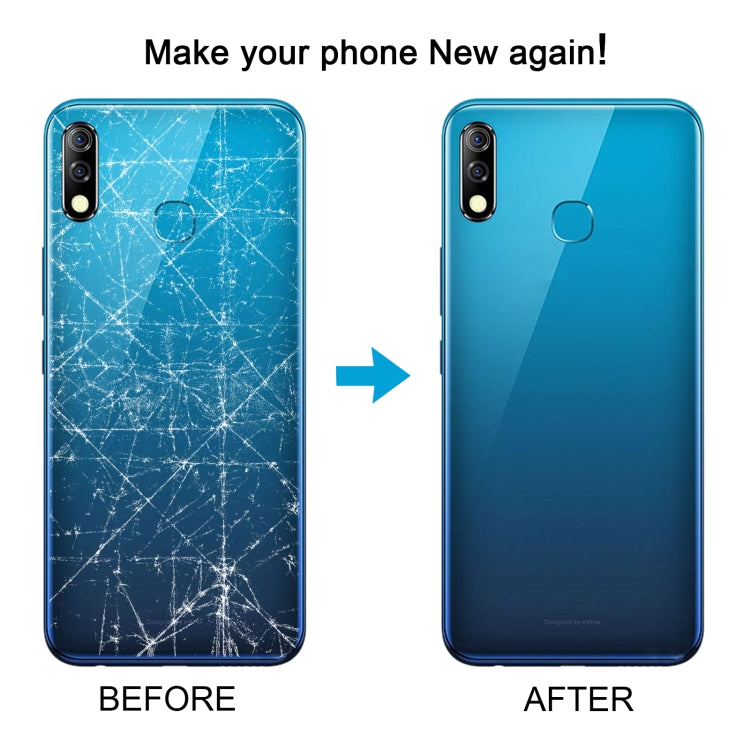 For Infinix Hot 8 Lite X650 Original Battery Back Cover(Purple) - Back Cover by PMc TechLife | Online Shopping South Africa | PMc TechLife | Buy Now Pay Later Mobicred