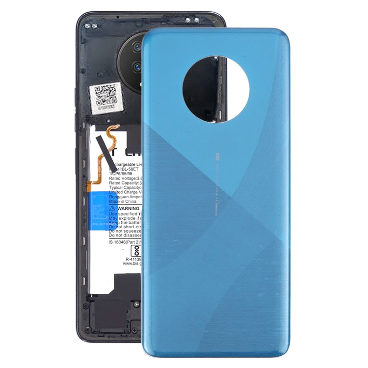 For Infinix Note 7 X690 Original Battery Back Cover(Blue) - Back Cover by PMc TechLife | Online Shopping South Africa | PMc TechLife | Buy Now Pay Later Mobicred