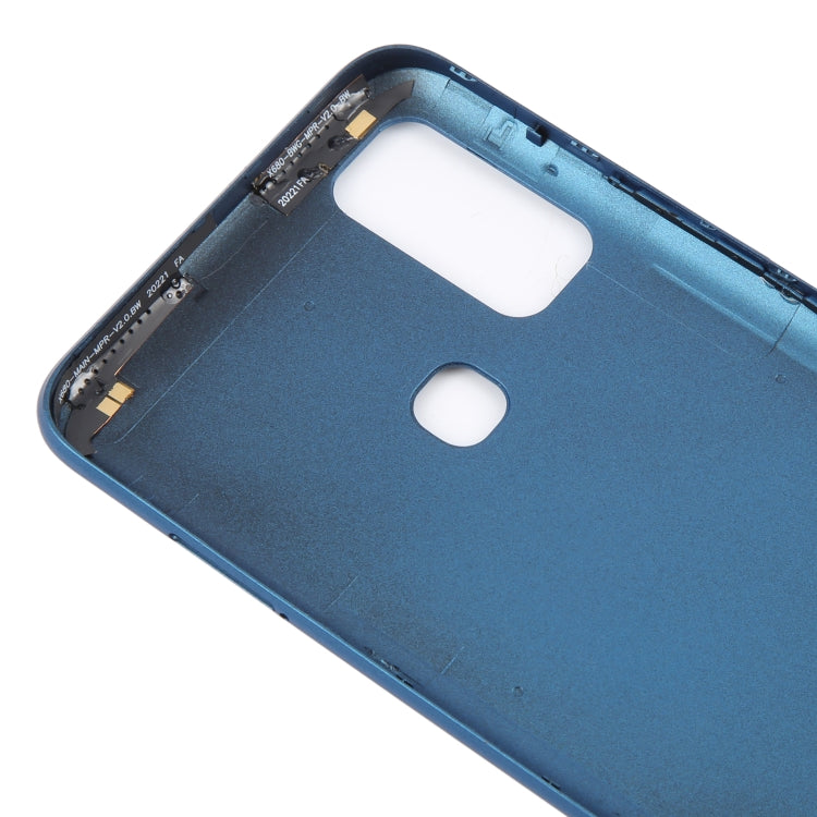 For Infinix Hot 9 Play X680 Original Battery Back Cover(Blue) - Back Cover by PMc TechLife | Online Shopping South Africa | PMc TechLife | Buy Now Pay Later Mobicred