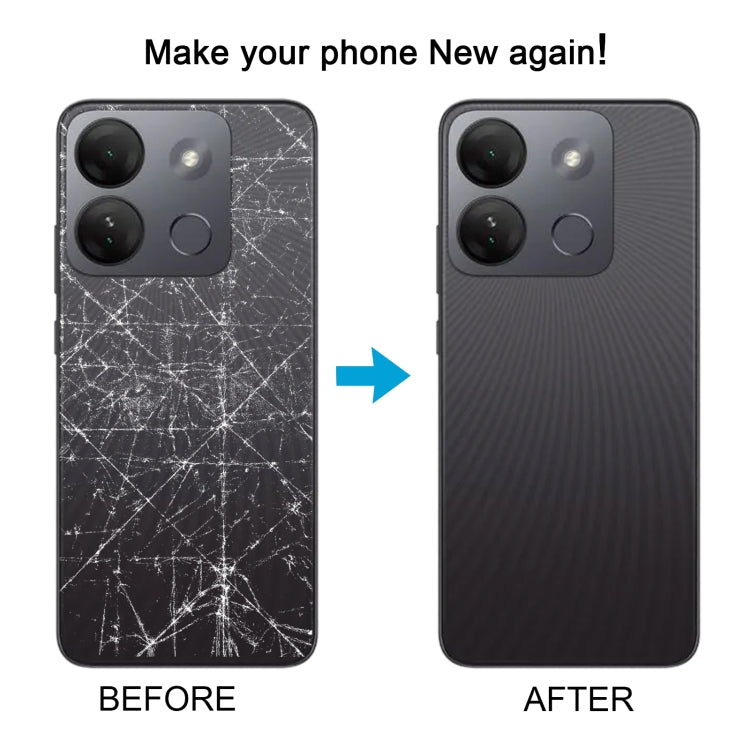 For Infinix Smart 7 HD X6516 Original Battery Back Cover(Black) - Back Cover by PMc TechLife | Online Shopping South Africa | PMc TechLife | Buy Now Pay Later Mobicred