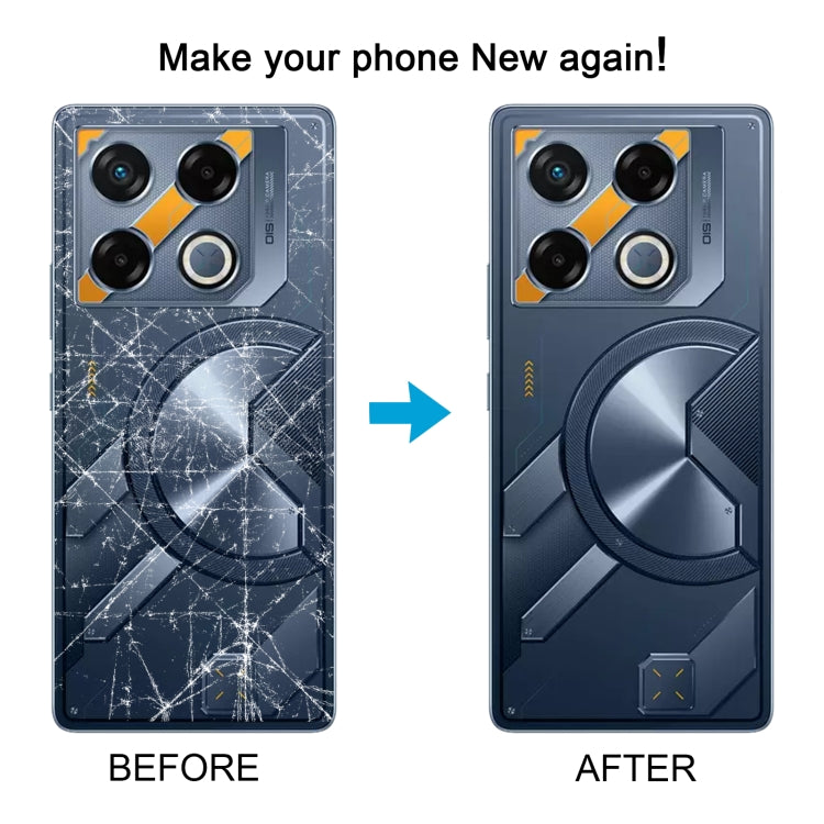 For Infinix GT 20 Pro X6871 Original Battery Back Cover(White) - Back Cover by PMc TechLife | Online Shopping South Africa | PMc TechLife | Buy Now Pay Later Mobicred