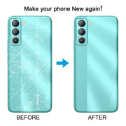 For Tecno Pop 5 LTE Original Battery Back Cover(Blue)