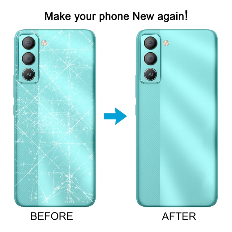 For Tecno Pop 5 LTE Original Battery Back Cover(Silver)