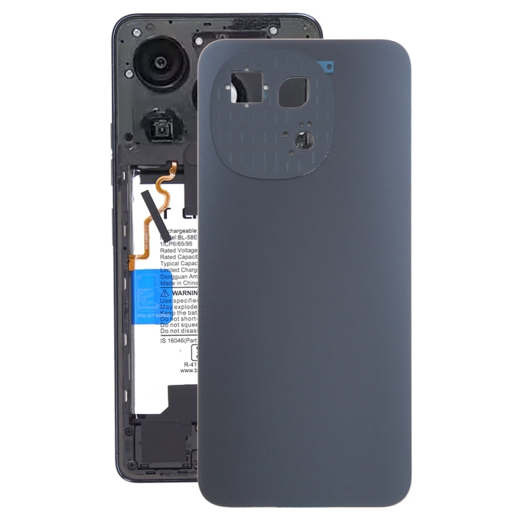 For Tecno Spark Go 1 Original Battery Back Cover(Black) - Back Cover by PMc TechLife | Online Shopping South Africa | PMc TechLife | Buy Now Pay Later Mobicred