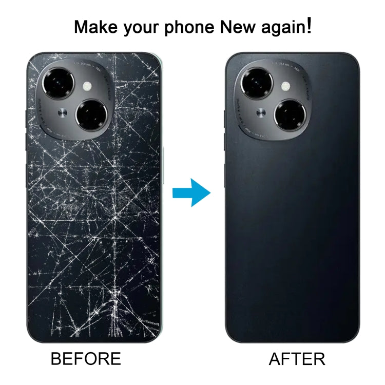 For Tecno Spark Go 1 Original Battery Back Cover(White) - Back Cover by PMc TechLife | Online Shopping South Africa | PMc TechLife | Buy Now Pay Later Mobicred