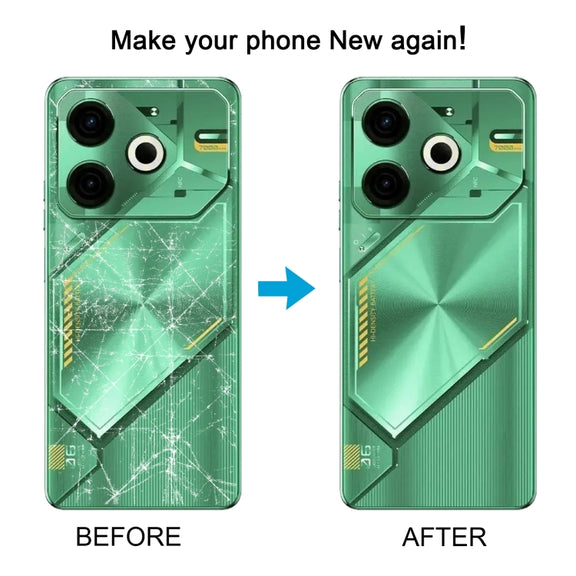 For Tecno Pova 6 Neo 4G Original Battery Back Cover(Silver)