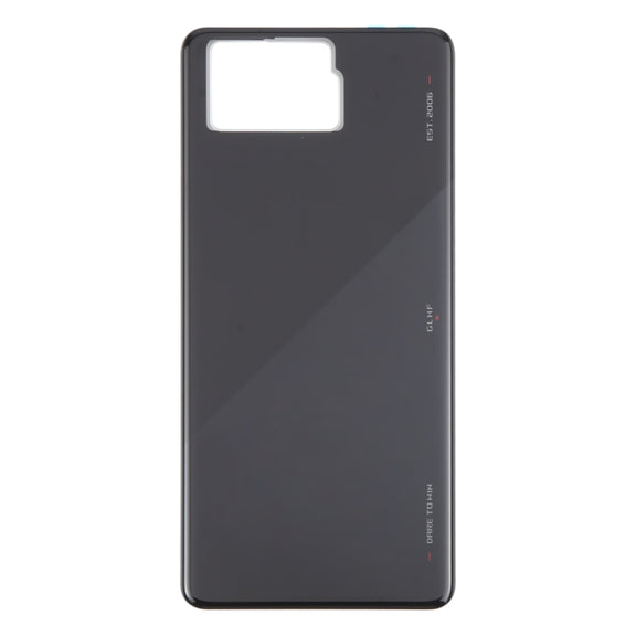 For Asus ROG Phone 8 Pro AI2401 AI2401_A Global Original Glass Battery Back Cover(Bright Black)