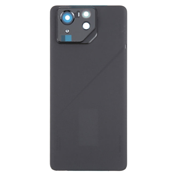 For Asus ROG Phone 8 Pro AI2401 AI2401_A Global Original Glass Battery Back Cover with Camera Frame(Matte Black) - Back Cover by PMC TechLife | Online Shopping South Africa | PMC TechLife | Buy Now Pay Later Mobicred