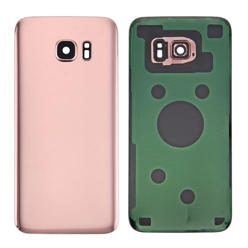 For Samsung Galaxy S7 SM-G930F Battery Back Cover with Camera Lens Cover(Rose Gold) - free shipping - PMc TechLife - Order now!