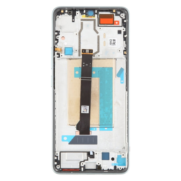 For Xiaomi Redmi Turbo 3 Original LCD Screen Digitizer Full Assembly with Frame (Green)