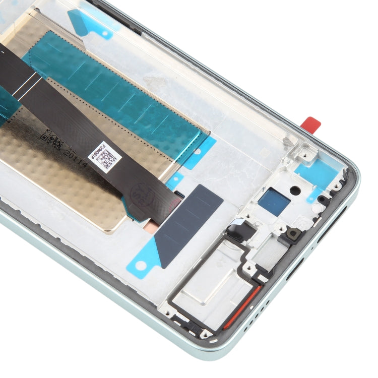 For Xiaomi Redmi Turbo 3 Original LCD Screen Digitizer Full Assembly with Frame (Green)