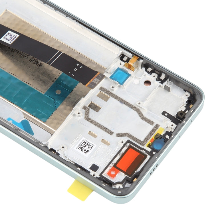 For Xiaomi Redmi Turbo 3 Original LCD Screen Digitizer Full Assembly with Frame (Green)