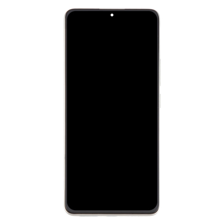 For Xiaomi Redmi Turbo 3 Original LCD Screen Digitizer Full Assembly with Frame (Silver)