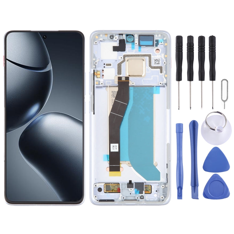 For Xiaomi 14T Pro Original LCD Screen Digitizer Full Assembly with Frame (Blue) - LCD Screen by PMC TechLife | Online Shopping South Africa | PMC TechLife | Buy Now Pay Later Mobicred
