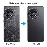 For OnePlus 12R Battery Back Cover with Camera Lens Cover(Gold)