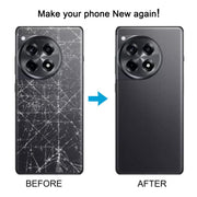 For OnePlus Ace 3 Battery Back Cover with Camera Lens Cover(Blue)