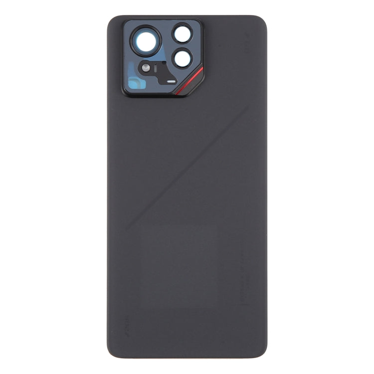 For Asus ROG Phone 9 Pro 5G Original Glass Battery Back Cover with Camera Frame(Matte Black) - Back Cover by PMC TechLife | Online Shopping South Africa | PMC TechLife | Buy Now Pay Later Mobicred