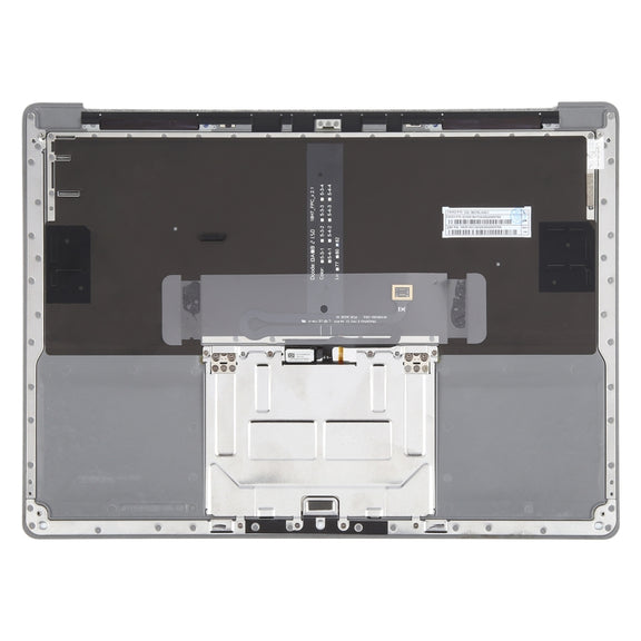 For Microsoft Surface Laptop 3 / 4 / 5 13.5 inch UK Keyboard with C Shell / Touch Board (Grey)