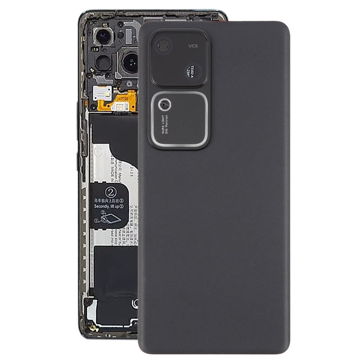 For vivo S18 5G Original Battery Back Cover with Camera Lens Cover(Black) - Back Cover by PMC TechLife | Online Shopping South Africa | PMC TechLife | Buy Now Pay Later Mobicred