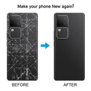 For vivo S18 5G Original Battery Back Cover with Camera Lens Cover(Aqua)