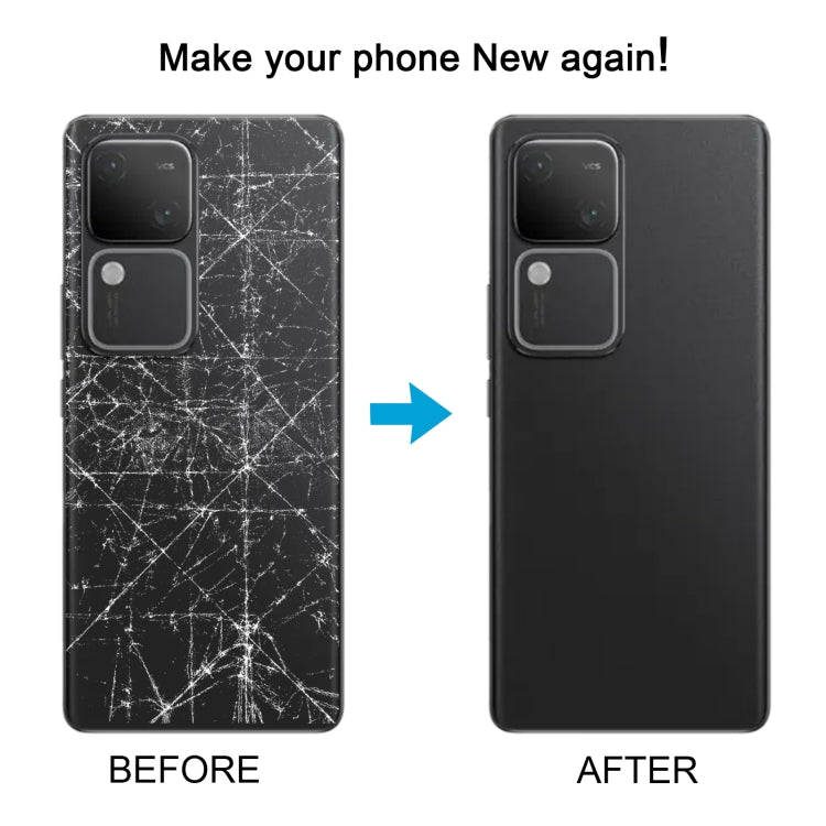 For vivo V30 5G Original Battery Back Cover with Camera Lens Cover(Aqua)